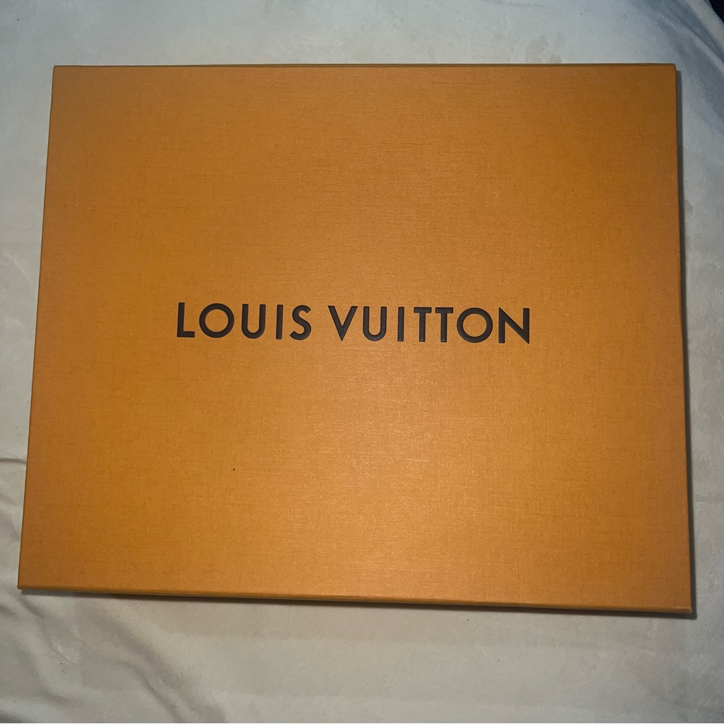 Authentic Louis Vuitton Lv Magnetic Bag Clothing Gift Storage Box Medium Size